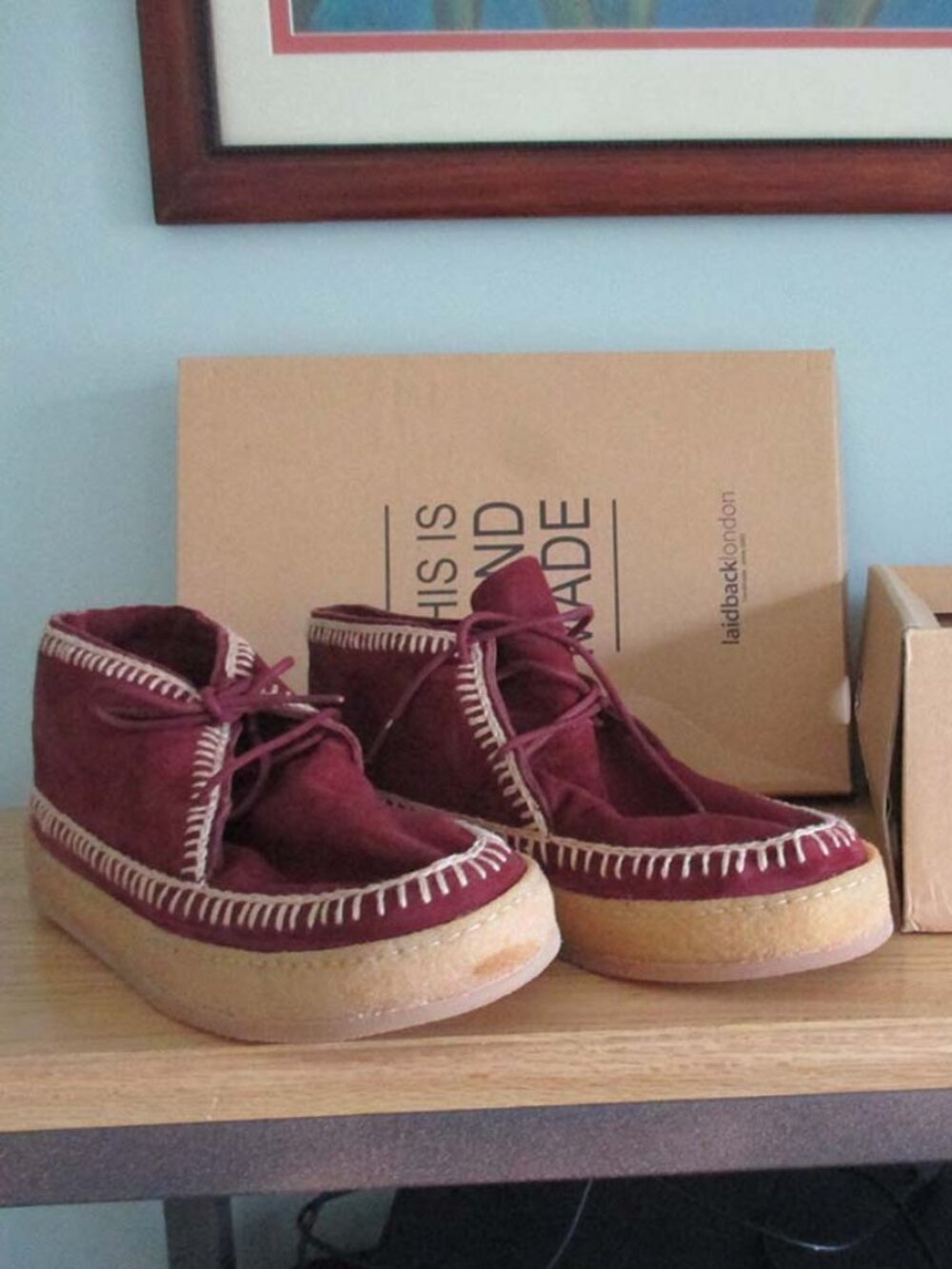 LAIDBACK LONDON Chukka boots size 8